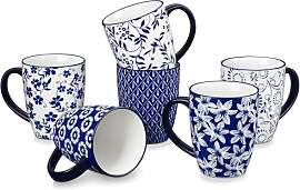 vancasso Kaffeetassen 6er Set, SELENE Porzellan