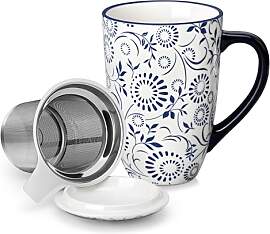 vancasso Teetasse mit Deckel und Sieb, SELENE