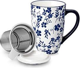 vancasso Teetasse mit Deckel und Sieb, SELENE