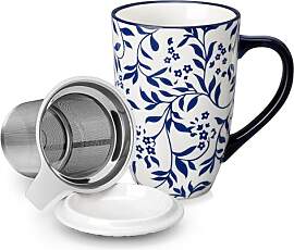 vancasso Teetasse mit Deckel und Sieb, SELENE