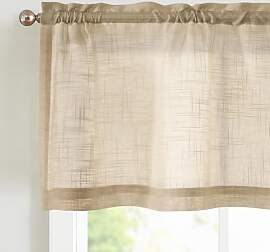 Vangao Voile Scheibengardinen Modern Küche