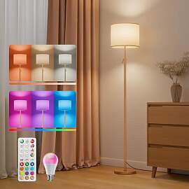 VARICART LED Stehlampe Wohnzimmer, Dimmbar