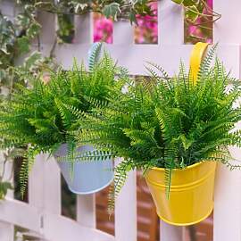 VaryFloral 10 Stück Künstliche Pflanzen Wie Echt 
