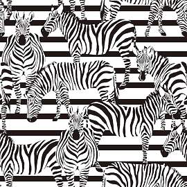 VaryFloral Möbelfolie Selbstklebend Zebra Tapete