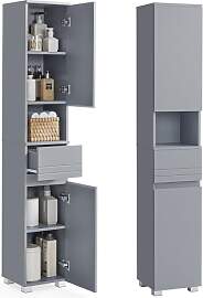 VASAGLE Badezimmerschrank, Badschrank,