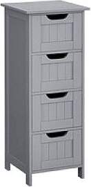 VASAGLE Badschrank grau 30,0 x 28,5 x 82,0 cm