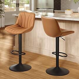 VASAGLE Barhocker 2er Set, Barstühle
