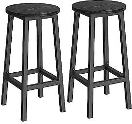 VASAGLE Barhocker, 2er Set, Barstühle,
