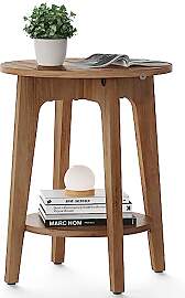 VASAGLE Beistelltisch, Couchtisch, Kleiner runder