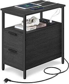 VASAGLE Beistelltisch, Nachttisch mit