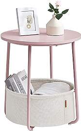 VASAGLE Beistelltisch rund, Kleiner Tisch,