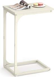 VASAGLE Beistelltisch, Sofatisch, C Form,