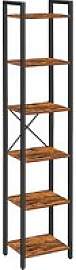 VASAGLE Bücherregal braun, schwarz 40,0 x 30,0 x
