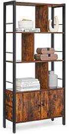 VASAGLE Bücherregal braun, schwarz 74,0 x 30,0 x