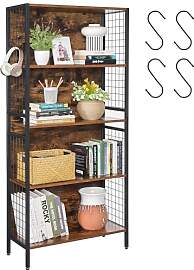 VASAGLE Bücherregal, Büroregal, Küchenregal,