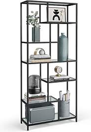 VASAGLE Bücherregal, Regal mit 6 Ablagen,