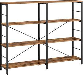 VASAGLE Bücherregal, Standregal mit 4 Ebenen, 30
