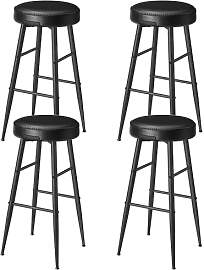 VASAGLE EKHO Kollektion - Barhocker, 4er Set,