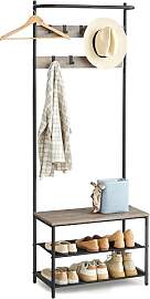 VASAGLE Garderobenständer, Garderobe mit