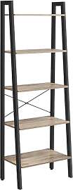 VASAGLE Regal, Bücherregal mit 5 Ebenen,