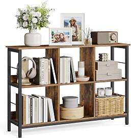 VASAGLE Regal mit 2 Ebenen, Bücherregal,