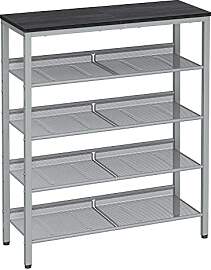 VASAGLE Schuhregal, Schuhablage, 5 Ebenen, große
