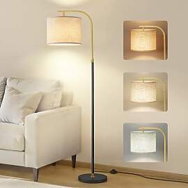 VASAGLE Stehleuchte, Bogenlampe, Stehlampe,