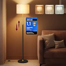 VASAGLE Stehleuchte, Standleuchte, Stehlampe,