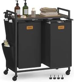 VASAGLE Wäschekorb, Wäschesammler,