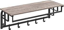 VASAGLE Wandgarderobe mit Aufbewahrungsregal,