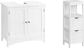 VASAGLE Waschbeckenunterschrank, Unterschrank,
