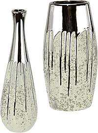 Vase aus Keramik bauchig Dekovase Einzelblumen