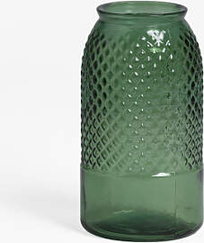 Vase Aus Recyceltem Glas Dinte Grün Apfel - Sklum