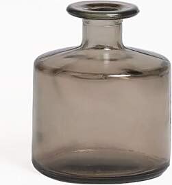 Vase Aus Recyceltem Glas Pussa Grau Taupe - Sklum