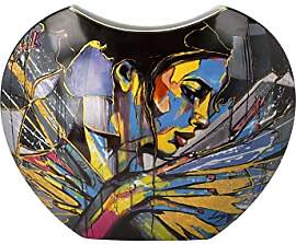 Vase Fire in The Belly 21 cm - Lana Frey Artis