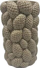 Vase Pinecone Braun