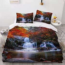 VASENA Bettwäsche 200x200cm flauschig Herbst
