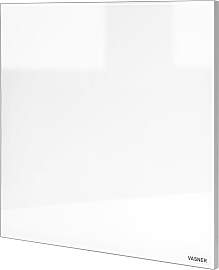 VASNER Infrarotheizung "Glas mit Rahmen grau, 