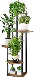 VASZOLA 5-Tier Hölzern Blumenregal Pflanzenregal, 