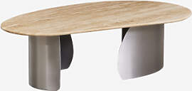 Vayet Couchtisch 120x70 Cm Aus Travertin Und