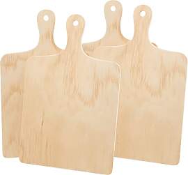 VBS 4er-Pack Deko-Holzbrett 28x17,5cm Stärke