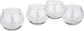 VBS Teelichtglas BOWL 4 Stück Glas klar H: 5,3cm