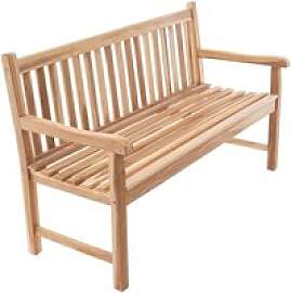 VCM Gartenbank braun Holz B/H/T/L: ca.