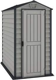 VCM Gerätehaus grau B/H/L: ca. 104x192x180 cm