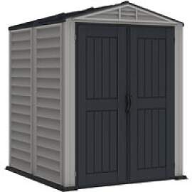 VCM Gerätehaus grau B/H/L: ca. 171x210x171 cm