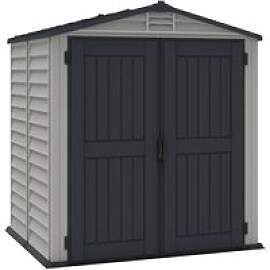 VCM Gerätehaus grau B/H/L: ca. 186x213x190 cm