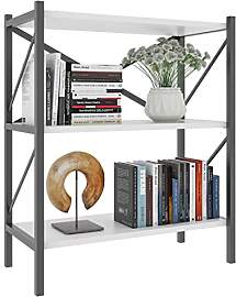 VCM Holz Metall Aufbewahrung Stand Regal