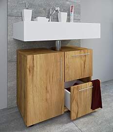 VCM Holz Waschbeckenunterschrank | Badschrank |