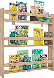 VCM Holzregal hängend | platzsparendes Kinder