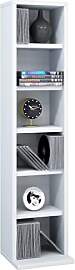 VCM Holzregal stehend | platzsparender CD Schrank